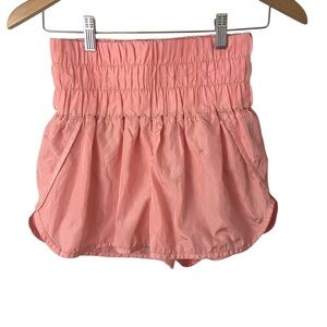 FP Movement by Free People The Way Home Shorts Peach Workout Gym Athletic S